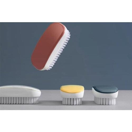 Durable Plastic Clothes Scrub Brush Multi-purpose Plastic Shoes Cleaning Brush Laundry Brush Bathroom Gadgets Tools