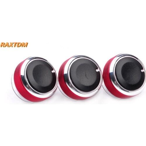 Air Conditioning heat control Switch knob For FORD FOCUS 2 MK2 Focus 3 MK3 Mondeo AC Knob Car 3Pcs /Lot for focus car styling
