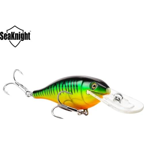 SeaKnight SK011 Minnow Fishing Lure Floating Wobblers 8.5g 70mm 0-1.8 Minnow Hard Baits Fishing Lures For Freshwater Saltwater