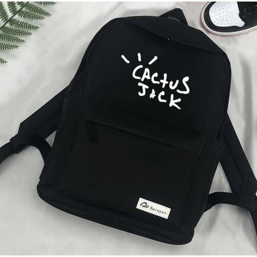 Rapper Travis Scott AstroWorld Tour Backpack Teenagers Cactus Jack Fashion School Travel Unisex Bag Packs Back Pack Sac A Dos