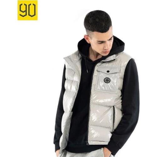 Youpin Down Jacket 90% White Duck Down High Fluffy Waterproof Vest Long-Term Lock Temperature Coats Heated Vest For Men