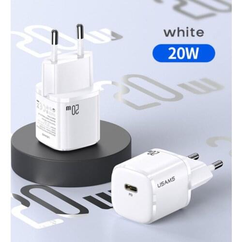 20W PD Fast Charger For Iphone 12 Pro Max USB Type C Adapter CN EU Plug Travel Charger QC3.0 For Apple 11 For Samsung For HUAWEI