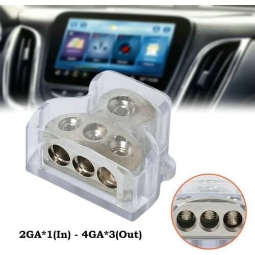 1Pc Car Fuse Box Holder Stereo Voltage Safe Durable Tool Cable Splitter Car Audio Distributor Block Fuse Box Fuse Box