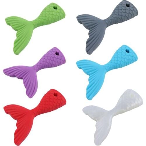 OOTDTY 1PC Kids Boys Girls Chew Necklace Autistic Baby BPA Free Silicone Teether Autism Sensory Chewy Toys