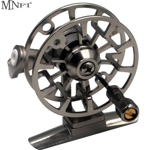 MNFT 1Pcs Mini Full Metal Fly Reel Right Handed Ice Fishing Reels Wheel Spool Tackle Mini Small Tool 5 Colors Available