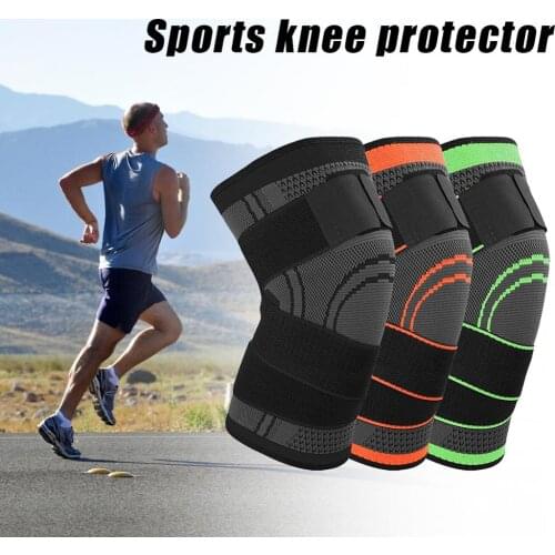 1 PC Removable Knee Pads Nylon Sports Fitness Kneepad Fitness Gear Patella Brace Running Basketball Volleyball Support