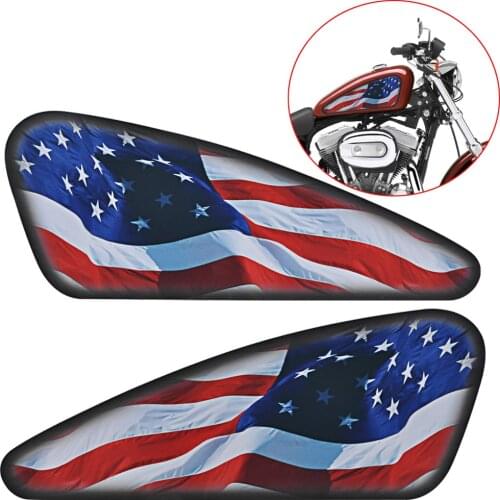 13 Styles Motorcycle Fuel Gas Tank Stickers Waterproof Protect Pads Decals for Harley Sportster XL 883 1200 Softail Dyna Bobber