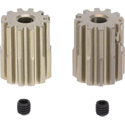 2Pcs 32DP 3.175mm 12T Pinion Motor Gear for 1/10 RC Car Brushed Brushless Motor