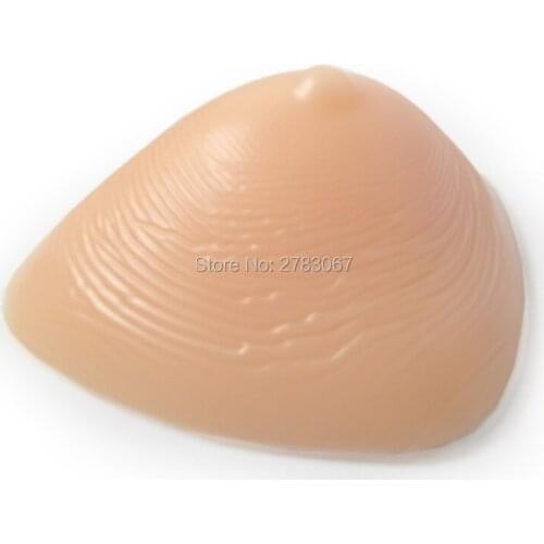 350g Adheres securely to the body triangle breast cancer Silicone Breast Forms Prosthesis Mastectomy