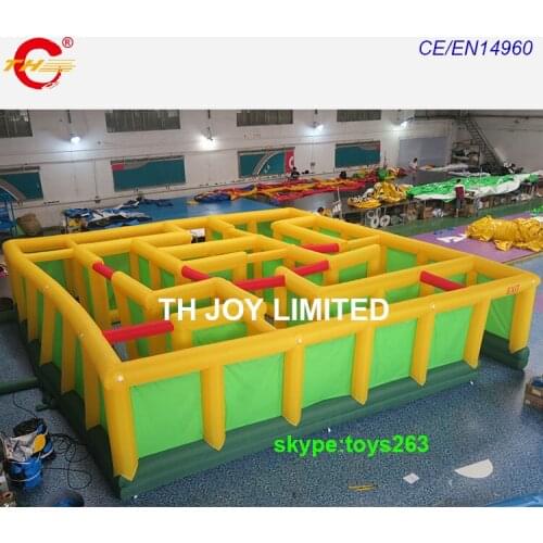 Free air shipment inflatable maze for sale, air blow maze tag for adult and kids, inflatable maze arena outdoor obstacle games