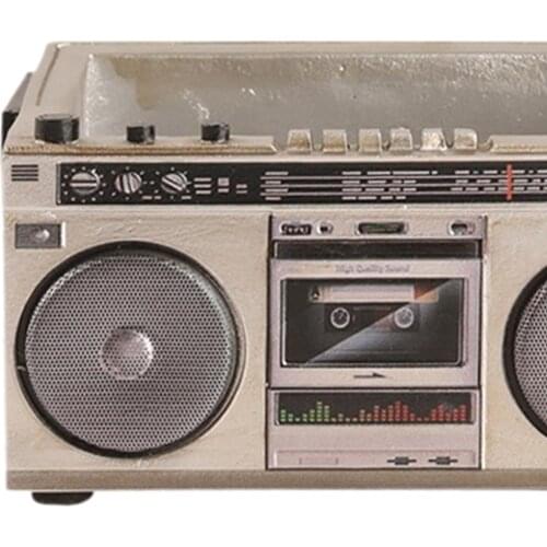 Flowerpot Succulent Planter Green Plants Container Flower Pot Radio Shaped Decor