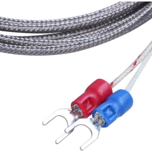 K Type 0-800 Degree Celsius Thermocouple Probe Sensors 2M 6.5Ft