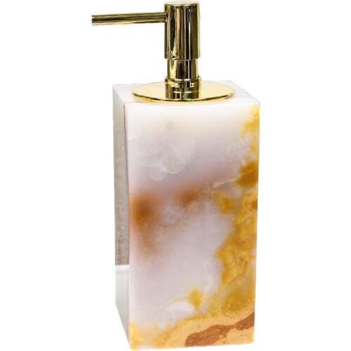 Liquid Soap Dispenser Resin Bathroom Shampoo Shower Gel Bottle With 304 SUS Press Type Head Bath Hardware Set 400ML/500ML