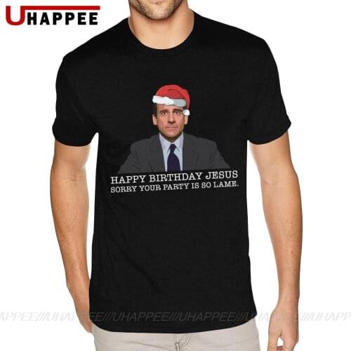 Michael Scott Christmas T-Shirts Team Street Fashion T-Shirt Man Short Sleeve Discount Branded Merch