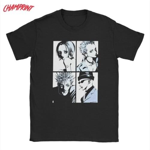 Funny Nana Osaki T-Shirts Men Round Collar 100% Cotton T Shirts Anime Manga Short Sleeve Tees Gift Idea Clothes