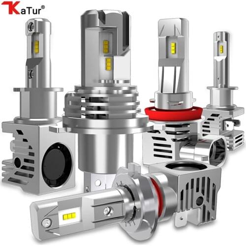 Katur 1:1 DESIGN Mini LED Car Headlight 6000K White Auto LED Lamps H11 H4 H7 9005 9006 HB3 HB4 H1 H3 Super Bright Newest Design