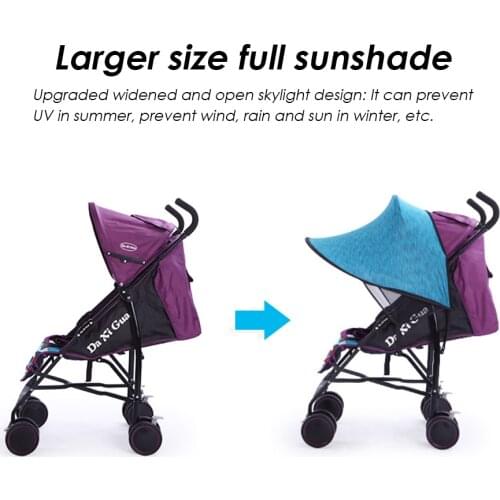 Summer Upgraded Sunshade For Baby Stroller Universal Type Parasol Sunscreen Cover For Stroller Cart Accessories New
