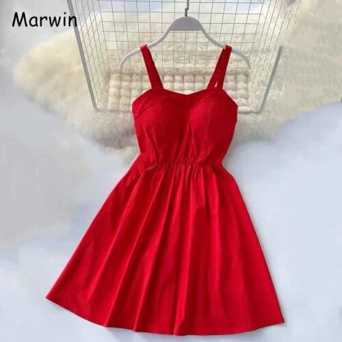 Marwin&Friend Solid Summer Dresses