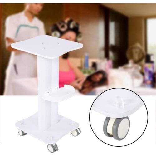 Multi-function Three-layer Desktop Beauty Salon Wooden Rolling Trolley Small bubble Bracket use for family Beauty Parlor Salon