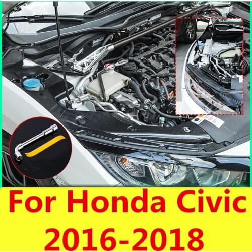 Engine compartment fender cover machine cover modification special dustproof For Honda Civic 2016-2018 10th Gen Sedan