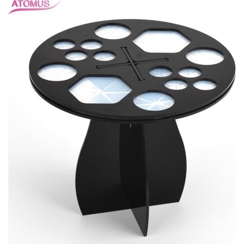 New 14 Holes Makeup Brush Organizer Set Dry Rack Drying Brushes Storage Shelf Multifunction Stand Display Cosmetic Clean Tool