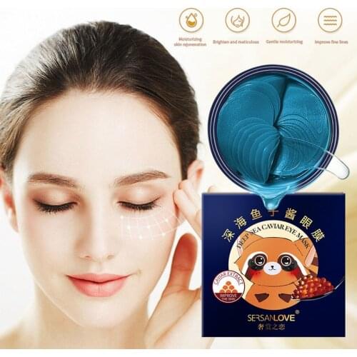 60pcs Moisturizing Eye Mask Patch Crystal Collagen Skin Eyes Care Anti-Wrinkle Anti Aging Remove Dark Circles Eye Care TSLM1