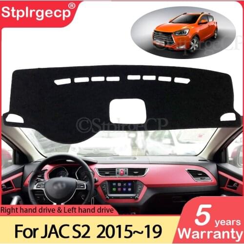 For JAC S2 T40 iEV7S 2015 2016 2017 2018 2019 Anti-Slip Mat Dashboard Cover Sunshade Dashmat Protect Carpet Anti-UV Accessories