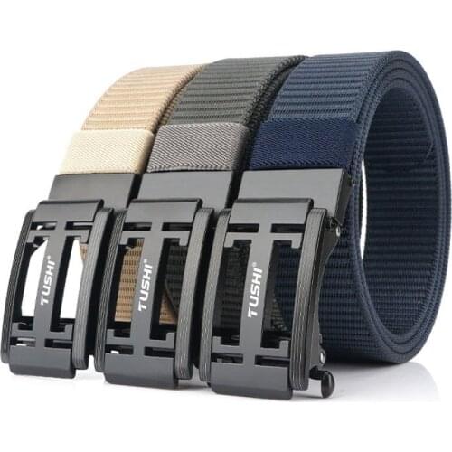 Leisure Belt Tactical Belt Alloy Buckle Male Waistband Quick Release Quick Dry Elastic For Fishing Hunting Multi Function