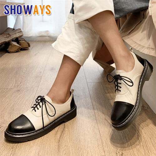 SHOWAYS Lace-up Shoes