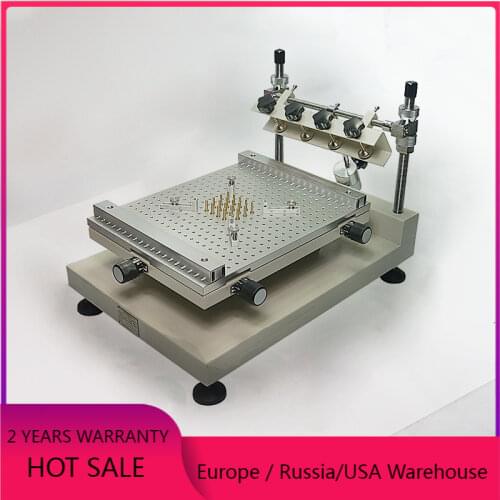Smt Manual Solder Paste Printer Best Precision Screen Stencil Printer ZB3040H