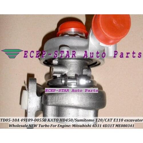 TD05-10A 49178-00540 49178-00510 49178-00500 ME080442 Turbo For KATO HD300 HD400 HD450 For Sumitomo 120 Excavator 4D31 4D31T