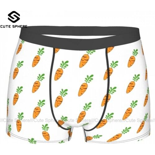 Carrot Underwear Plain Trenky Sublimation Trunk Polyester Sublimation Youth Boxer Brief