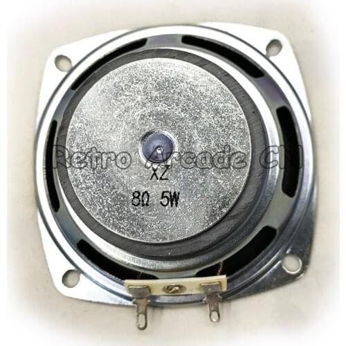 2 pcs 3 inch square 8 ohm 5W speaker 3" 8ohm 5 W loudspeaker for arcade game machine cabinet parts Coin operator accessories