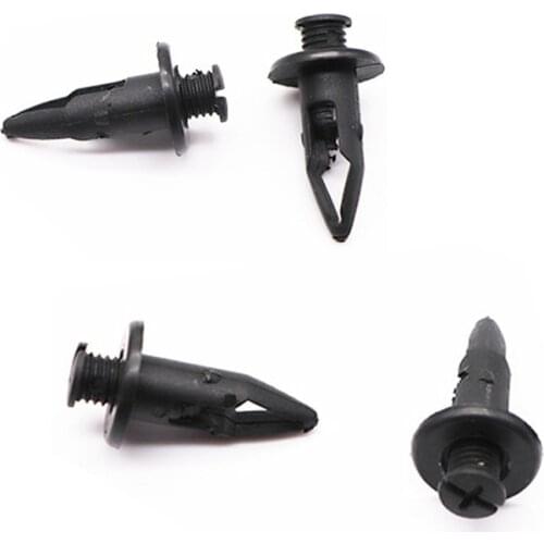 20PCS Bumper Clips 10mm Hole Fender Flare Fastener For Honda Plastic Rivet Retainer Clips