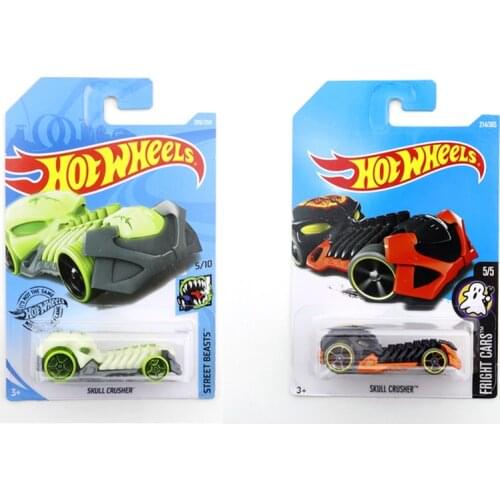 2017 Hot Wheels SKULL CRUSHER Mini Alloy Coupe 1/64 Metal Diecast Model Car Kids Toys Gift