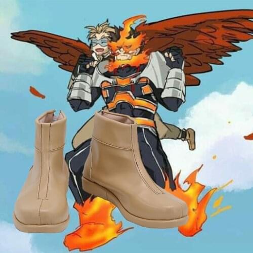 Anime My Hero Academia Boku No Hero Akademia Hawks Cosplay Shoes Boots Hawks Halloween Carnival Party Cosplay Accessories