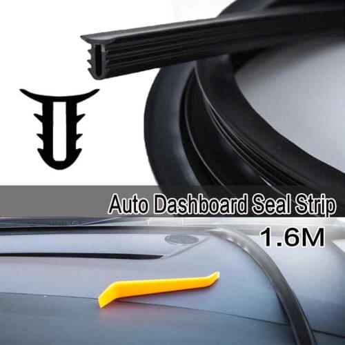 Car Stickers Dashboard Sealing Strip Noise Sound Insulation Rubber Strip Leakproof Weatherstrip Auto Anti Leak Strip Accessories
