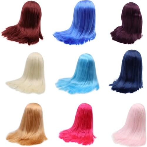 DBS blyth doll icy wig only rbl scalp and dome straight hair for DIY custom doll