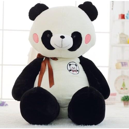 BOLAFYNIA children plush toys black white cute panda kid baby Stuffed toys birthday Christmas gifts
