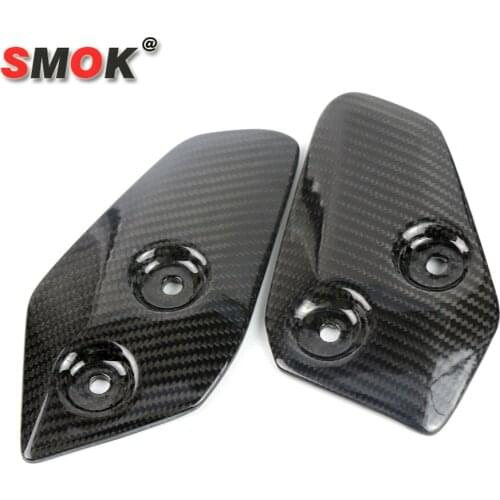 For Yamaha MT07 FZ07 MT FZ 07 2013-2017 Motor Carbon Fiber Foot Peg Heel Protection Protective Film Mount Heel Guard Protector