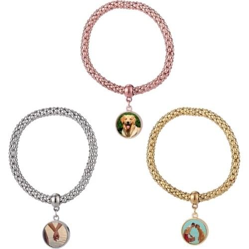 European and American Jewelry Bracelet Blank Sublimation Tag Bracelet