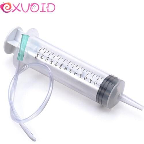 EXVOID 150ML Syringe Vaginal Washing Anal Cleaner Shower Private Parts Clean Enema Sex Toys for Women Men Gay Sex Shop