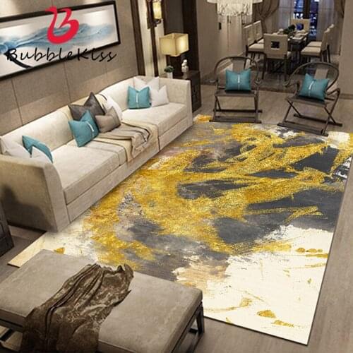 Bubble Kiss Chinese Style Carpets For Living Room Abstract Gilt Ink Design Pattern Rugs Home Bedroom Decor Customized Floor Mat