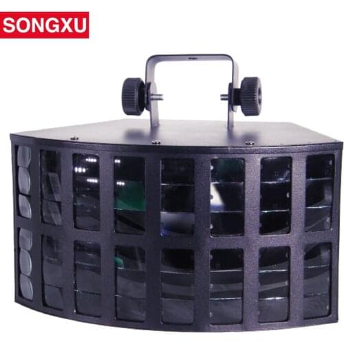 SONGXU LED RGBW Laser Projector 4IN1 Colorful LED Six Derby Effect Light For Party Club Used/SX-EL005