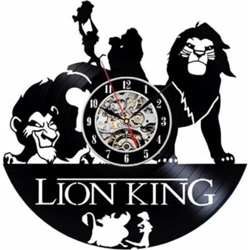 Lion King supplies European and American vinyl record wall clocks