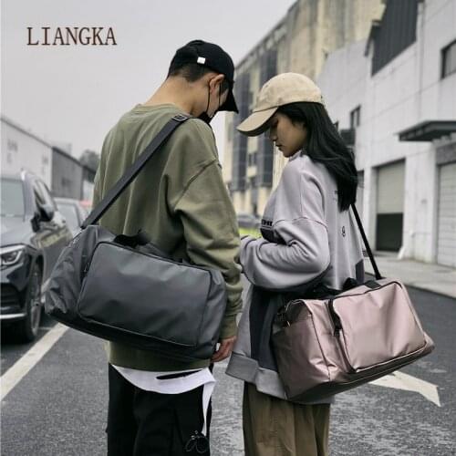 2020 New Large Capacity Nylon Travel Tote Bag Waterproof Casual Shoulder Bag Handbags Men Sport Outdoor Luggage Bag Women