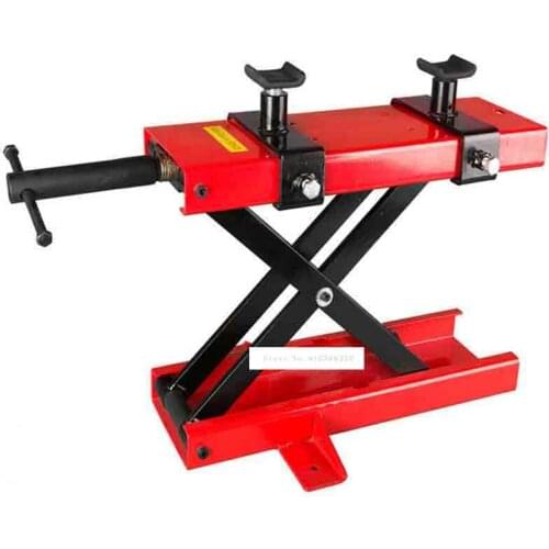500KG Scissor Hoist Jack Lifting Cranes Motorcycle Repair Stand Center Scissor Lift Hoist Workshop Bench Lifting Tool(450*150mm)