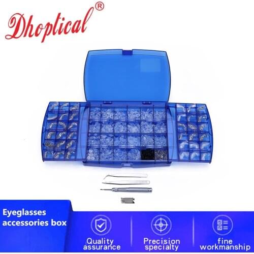 Optical Frames Eyewear Glasses Eyeglasses Screws Nose pads Nuts Washers Repair Took Kit glasses accessoris set