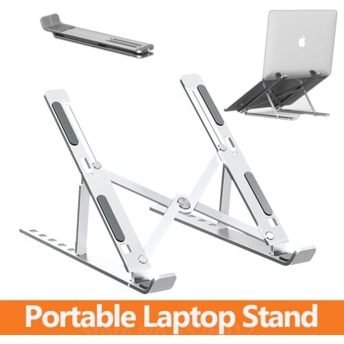Portable Laptop Stand Aluminium Foldable Notebook Holder Tablet Computer Support Adjustable ipad Cooling bracket