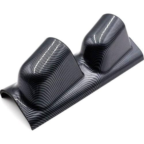 Gauge pod 2"(52mm) Universal Carbon Fiber A Pillar Pod 2 Hole car Gauge Holder Pod left Driver Side